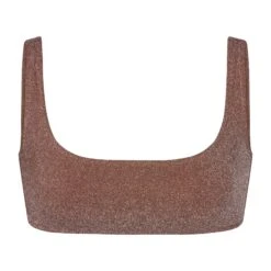 GLITTER SWIM SCOOP BIKINI TOP | JASPER