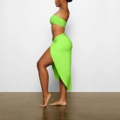 SWIM SARONG SKIRT | NEON GREEN -SWIMwear Sale Store SKIMS SWIM SW SKT 0016 CA NGE 0038 SD