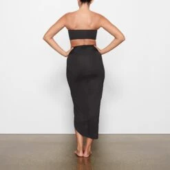 SWIM SARONG SKIRT | ONYX -SWIMwear Sale Store SKIMS SWIM SW SKT 0016 MM ONX BK