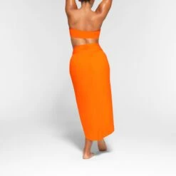 SWIM SARONG SKIRT | ORANGE -SWIMwear Sale Store SKIMS SWIM SW SKT 0016 OA ORG 0023 BK