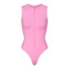 SWIM ZIP FRONT SLEEVELESS ONE PIECE | LIGHT PINK -SWIMwear Sale Store SKIMS SWIM SW SLO 0149 LPK