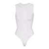 SWIM ZIP FRONT SLEEVELESS ONE PIECE | MARBLE -SWIMwear Sale Store SKIMS SWIM SW SLO 0149 MBL