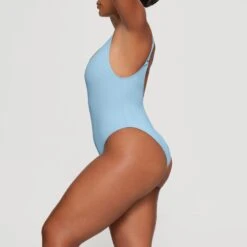 SWIM SCOOP NECK ONE PIECE | IRIS BLUE -SWIMwear Sale Store SKIMS SWIM SW SNO 0044 HA IRB 0008