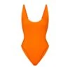 SWIM SCOOP NECK ONE PIECE | ORANGE