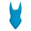 SWIM SCOOP NECK ONE PIECE | TURQUOISE