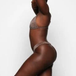 GLITTER SWIM RUCHED BIKINI TANGA | COCOA -SWIMwear Sale Store SKIMS SWIM SW TAN 0107 COA ZA 0013 SD x1 d8191090 3791 4207 91ae 3157d73197e7