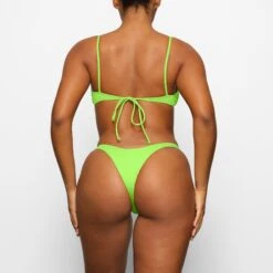 SWIM MICRO TANGA BIKINI BOTTOMS | NEON GREEN -SWIMwear Sale Store SKIMS SWIM SW TAN 0147 CA NGE 0017 BKa
