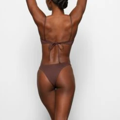 SWIM MICRO TANGA BIKINI BOTTOMS | COCOA -SWIMwear Sale Store SKIMS SWIM SW TAN 0147 CB COA 0017 BK