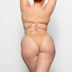 SWIM MICRO TANGA BIKINI BOTTOMS | OCHRE -SWIMwear Sale Store SKIMS SWIM SW TAN 0147 CC OCH 0014 BK