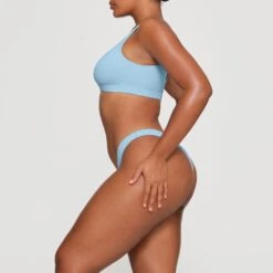 SWIM CHEEKY TANGA BOTTOMS | IRIS BLUE -SWIMwear Sale Store SKIMS SWIM SW TAN 0783 HA IRB 0007