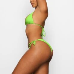 SWIM DIPPED TIE BOTTOMS | NEON GREEN -SWIMwear Sale Store SKIMS SWIM SW TBM 0797 CA NGE 0008 SD