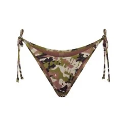 SWIM DIPPED TIE BOTTOMS | SKIMS CAMO