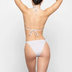 SWIM DIPPED TIE BOTTOMS | MARBLE -SWIMwear Sale Store SKIMS SWIM SW TBM 0797 TC MBL 0025 BK