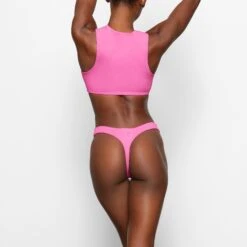 SKIMS SPORT SWIM THONG | TAFFY -SWIMwear Sale Store SKIMS SWIM SW THG 0126 AB TFY 0013 BK