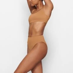 SWIM TANK BIKINI TOP | ALMOND -SWIMwear Sale Store SKIMS SWIM SW TNK 0743 MM ALM SD