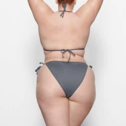 SWIM TRIANGLE TOP | GUNMETAL -SWIMwear Sale Store SKIMS SWIM SW TRI 0778 MM GUN BK