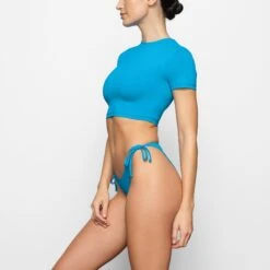 SWIM T-SHIRT | TURQUOISE -SWIMwear Sale Store SKIMS SWIM SW TSH 0746 CD TRQ 0011 SD