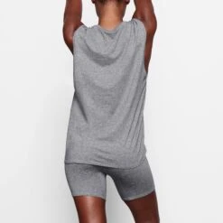 BOYFRIEND BOXER | DARK HEATHER GREY -SWIMwear Sale Store SKIMS UNDERWEAR AP BOX 0461 OC DHG BK