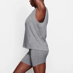 BOYFRIEND BOXER | DARK HEATHER GREY -SWIMwear Sale Store SKIMS UNDERWEAR AP BOX 0461 OC DHG SD