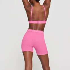 COTTON RIB BOXER | SUGAR PINK -SWIMwear Sale Store SKIMS UNDERWEAR AP SHO 1390 HB PIN 0015 BK