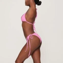 RHINESTONE TIE BIKINI BOTTOM | LIGHT PINK -SWIMwear Sale Store SKIMS UNDERWEAR BB BRF 3184 GB LPK 0010